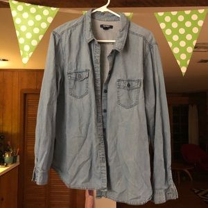 Denim chambray shirt